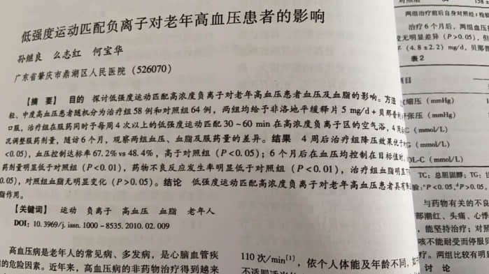 高血壓已成“國民病”，負氧離子讓你免于高血壓困擾